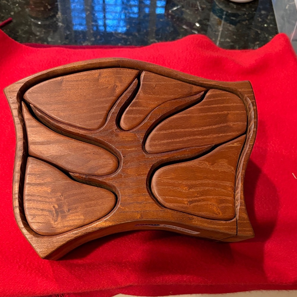 Handmade Wooden Box for Jewelry or Keepsakes